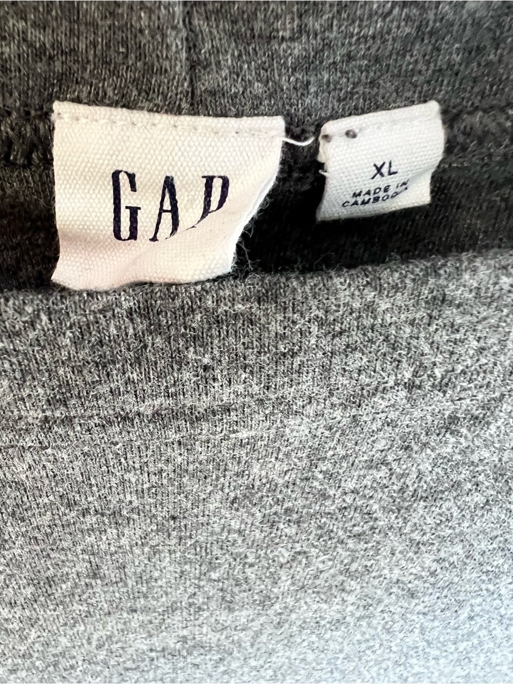 GAP Gray 3/4 Sleeve Knit Dress Size XL - Picture 5 of 5